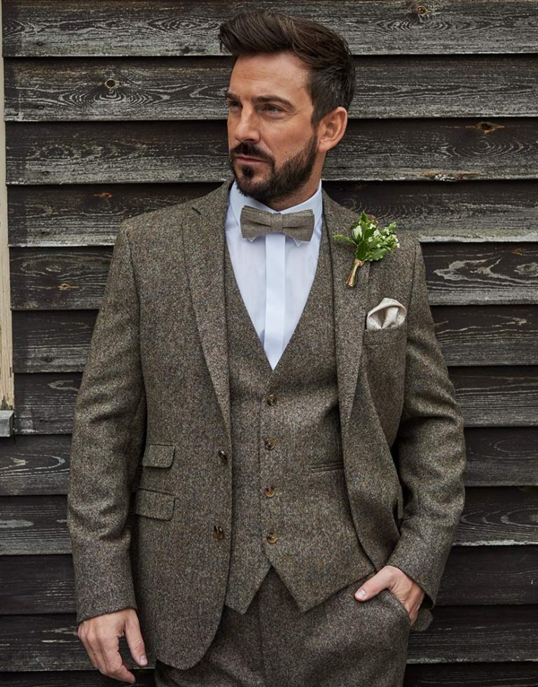 Tweed Wedding Suit Hire